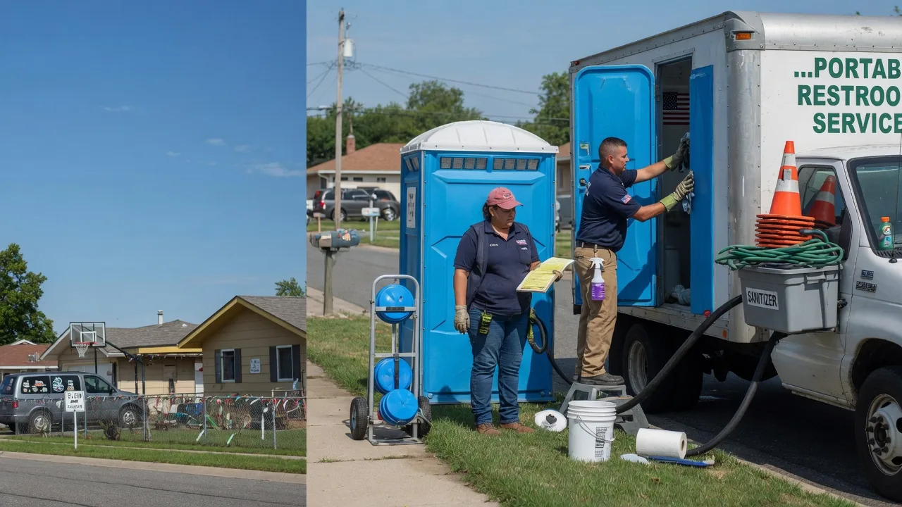 Portable Toilet Rental in Rushville, IL near me